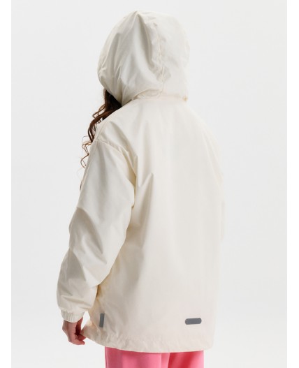 Ветровка для девочек Молочный(28)