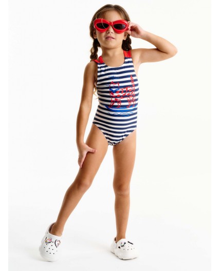 Купальник для девочек Темно-синий(54)