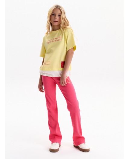 Брюки для девочек Розовый(37)