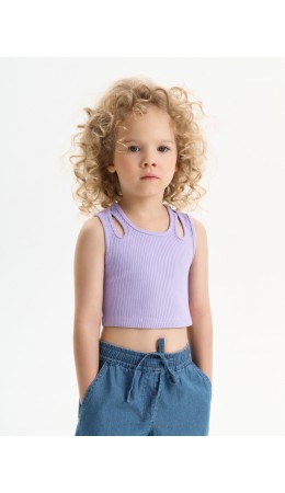 Майка (модель 'топ') для девочек Лаванда(20)