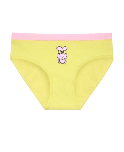 набор трусов для девочек Светло-молочный/розовый/яблочный(66/37/51)