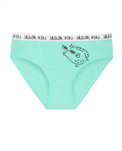 набор трусов для девочек Светло-розовый/ментол/белый(58/27/2)