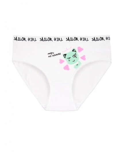 набор трусов для девочек Светло-розовый/ментол/белый(58/27/2)