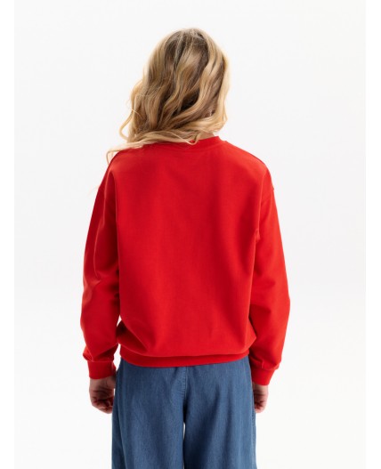 Толстовка для девочек Красный(18)