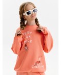 Толстовка для девочек Персиковый(33)