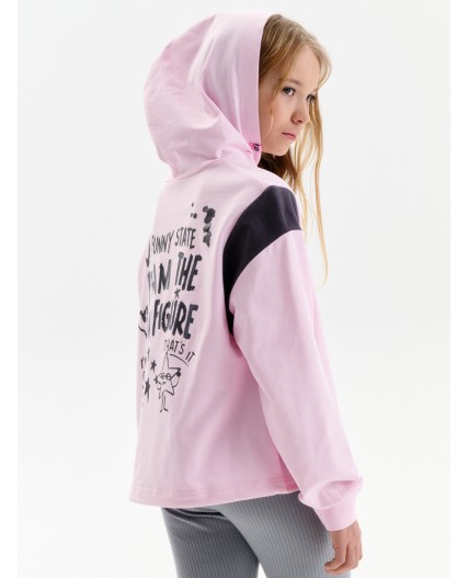 Толстовка для девочек Светло-розовый(58)