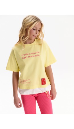 Футболка для девочек Ванильный(7)