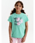 Футболка для девочек Ментол(27)
