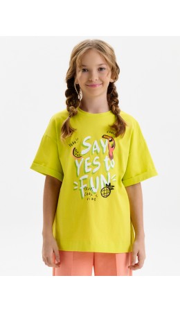 Футболка для девочек Яблочный(51)