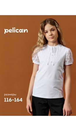 Джемпер для девочек Белый(2)