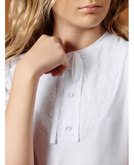 Джемпер для девочек Белый(2)