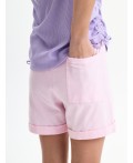 Шорты для девочек Бледно-розовый(65)