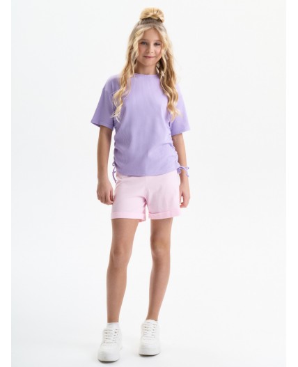 Шорты для девочек Бледно-розовый(65)