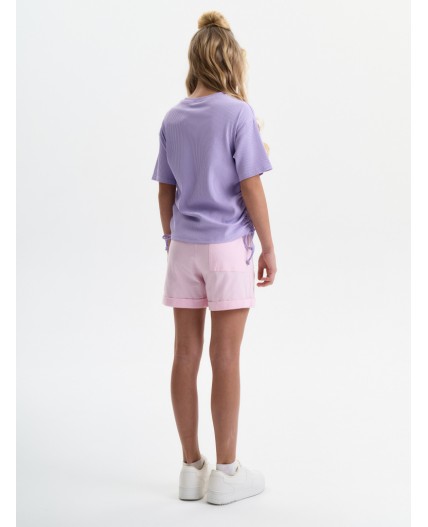 Шорты для девочек Бледно-розовый(65)