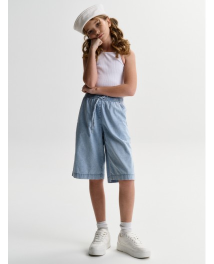 Шорты для девочек Голубой(9)