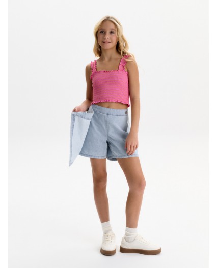 Шорты для девочек Голубой(9)