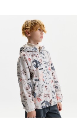 Ветровка для мальчиков Молочный(28)