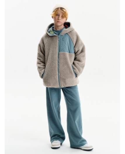 Двусторонняя ветровка для мальчиков Джинс(10)