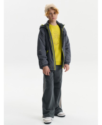 Ветровка для мальчиков Серый(40)