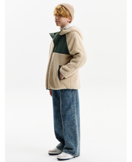 Двусторонняя ветровка для мальчиков Хаки(47)