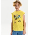 Майка для мальчиков Желтый(11)