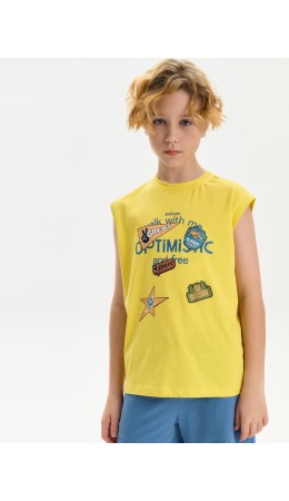 Майка для мальчиков Желтый(11)