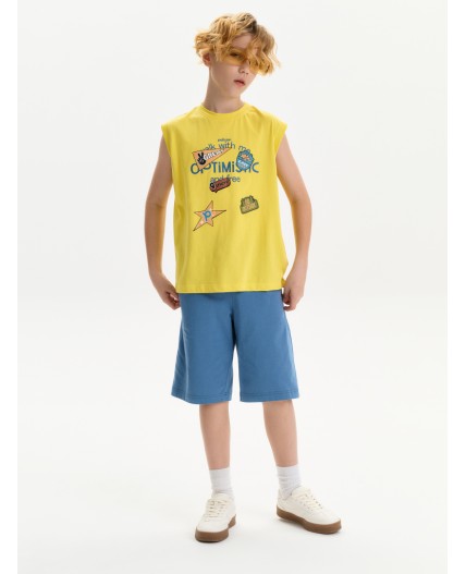 Майка для мальчиков Желтый(11)