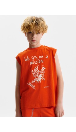 Майка для мальчиков Красный(18)