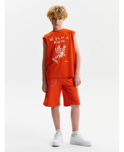 Майка для мальчиков Красный(18)