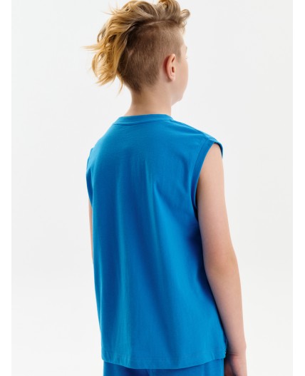Майка для мальчиков Лазурный(21)