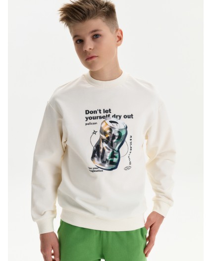 Толстовка для мальчиков Молочный(28)