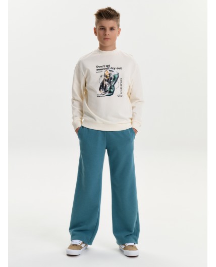 Толстовка для мальчиков Молочный(28)