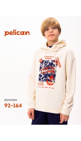 Толстовка для мальчиков Молочный(28)