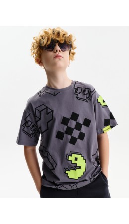 Футболка для мальчиков Серый(40)