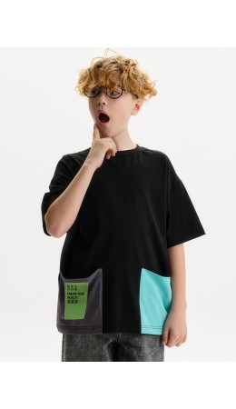 Футболка для мальчиков Черный(49)