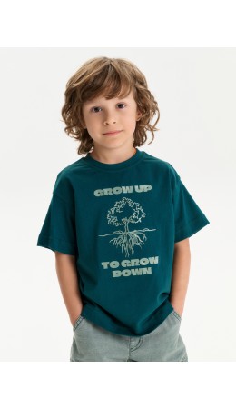 Футболка для мальчиков Изумрудный(14)