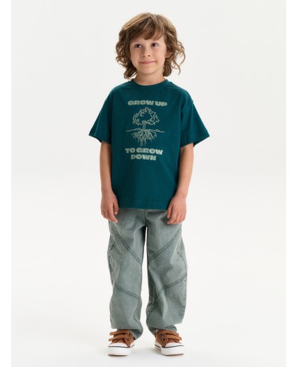 Футболка для мальчиков Изумрудный(14)