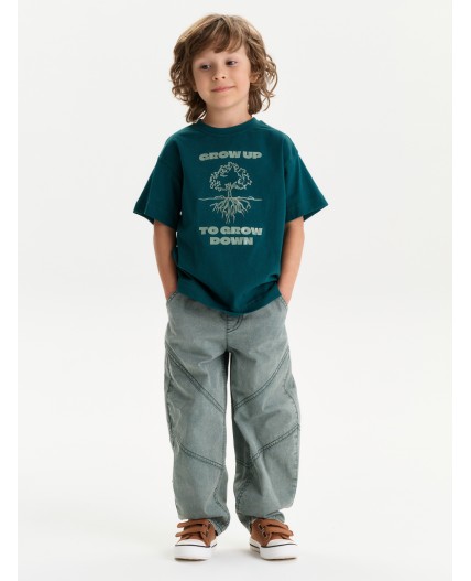 Футболка для мальчиков Изумрудный(14)