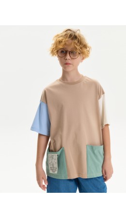 Футболка для мальчиков Песочный(34)