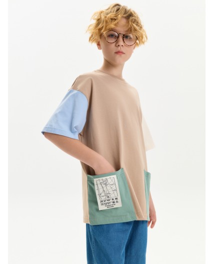 Футболка для мальчиков Песочный(34)