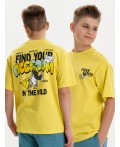 Футболка для мальчиков Желтый(11)