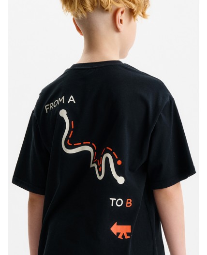 Футболка для мальчиков Черный(49)