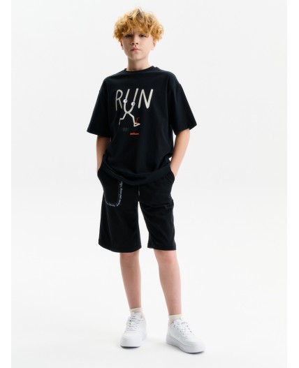 Футболка для мальчиков Черный(49)