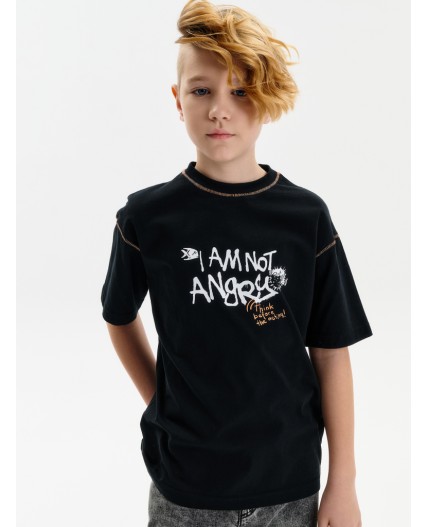 Футболка для мальчиков Черный(49)