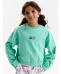 Толстовка для девочек Ментол(27)