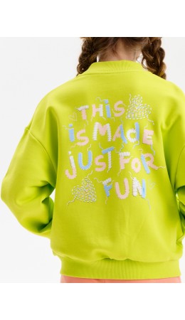 Толстовка для девочек Яблочный(51)