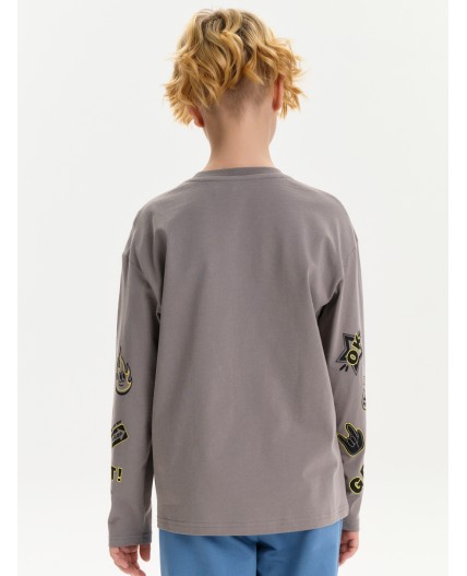 Джемпер для мальчиков Серый(40)