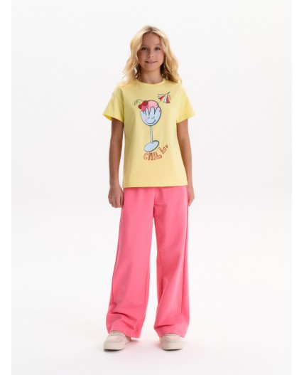 Брюки для девочек Розовый(37)