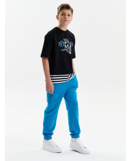 Брюки для мальчиков Лазурный(21)