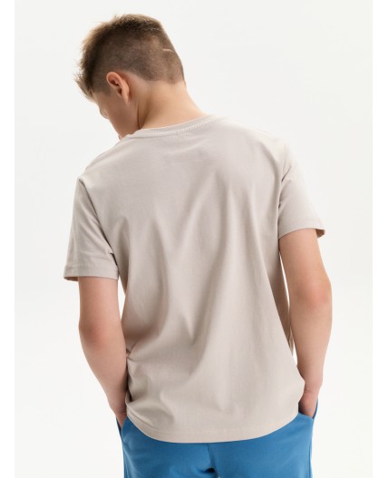 Футболка для мальчиков Светло-серый(53)